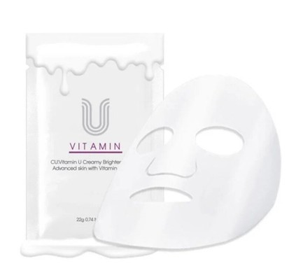 Тканевая Маска Для Сияния Кожи Cuskin Vitamin U Creamy Brightening Mask, 22г