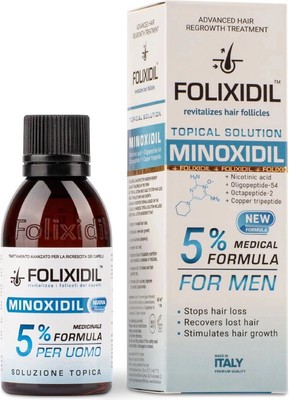 Лосьон против выпадения волос 5% - Folixidil Enchanced Minoxodil 5%, 60 мл