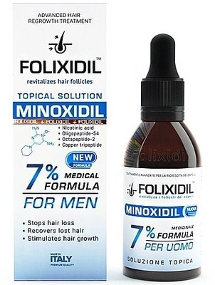 Лосьон против выпадения волос 7% - Folixidil Enchanced Minoxodil 7%