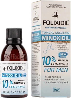 Лосьон против выпадения волос 10% - Folixidil Enchanced Minoxodil 10%, 60 мл