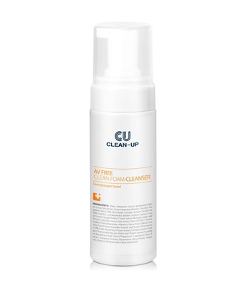 Очищающая восстанавливающая пенка Cuskin Clean-UP AV Free Clean Foam Cleanser, 150м